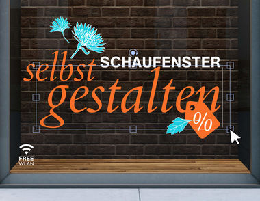 Schaufensterbeschriftung 8 Schilder Macher - schaufenster designer teaser